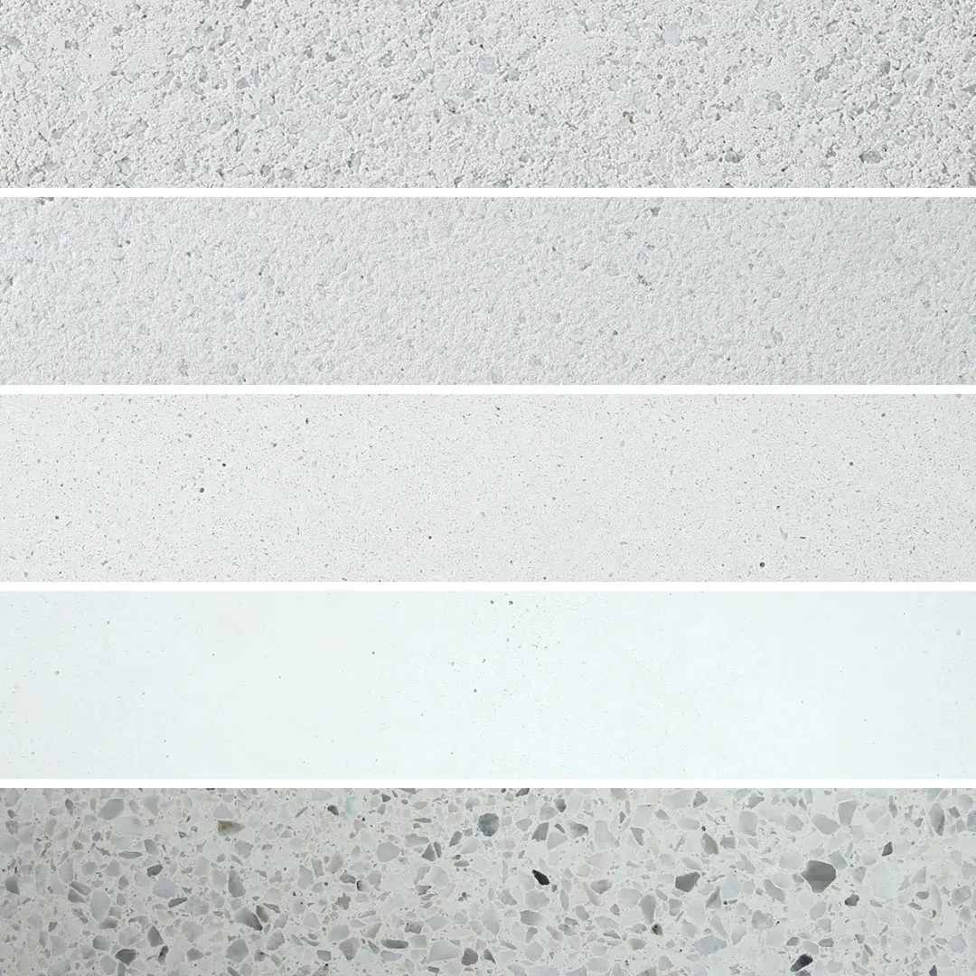 Gage Brothers Concrete | Color & Finish Guide | Rock Aggregate | White Concrete