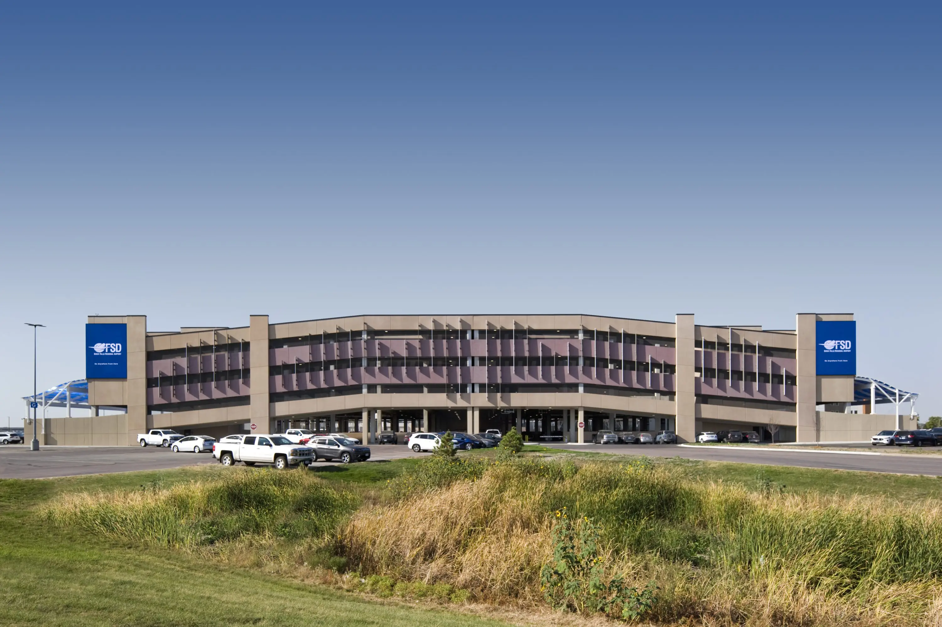 Sf Airport Parking Ramp, Sioux Falls, Sd