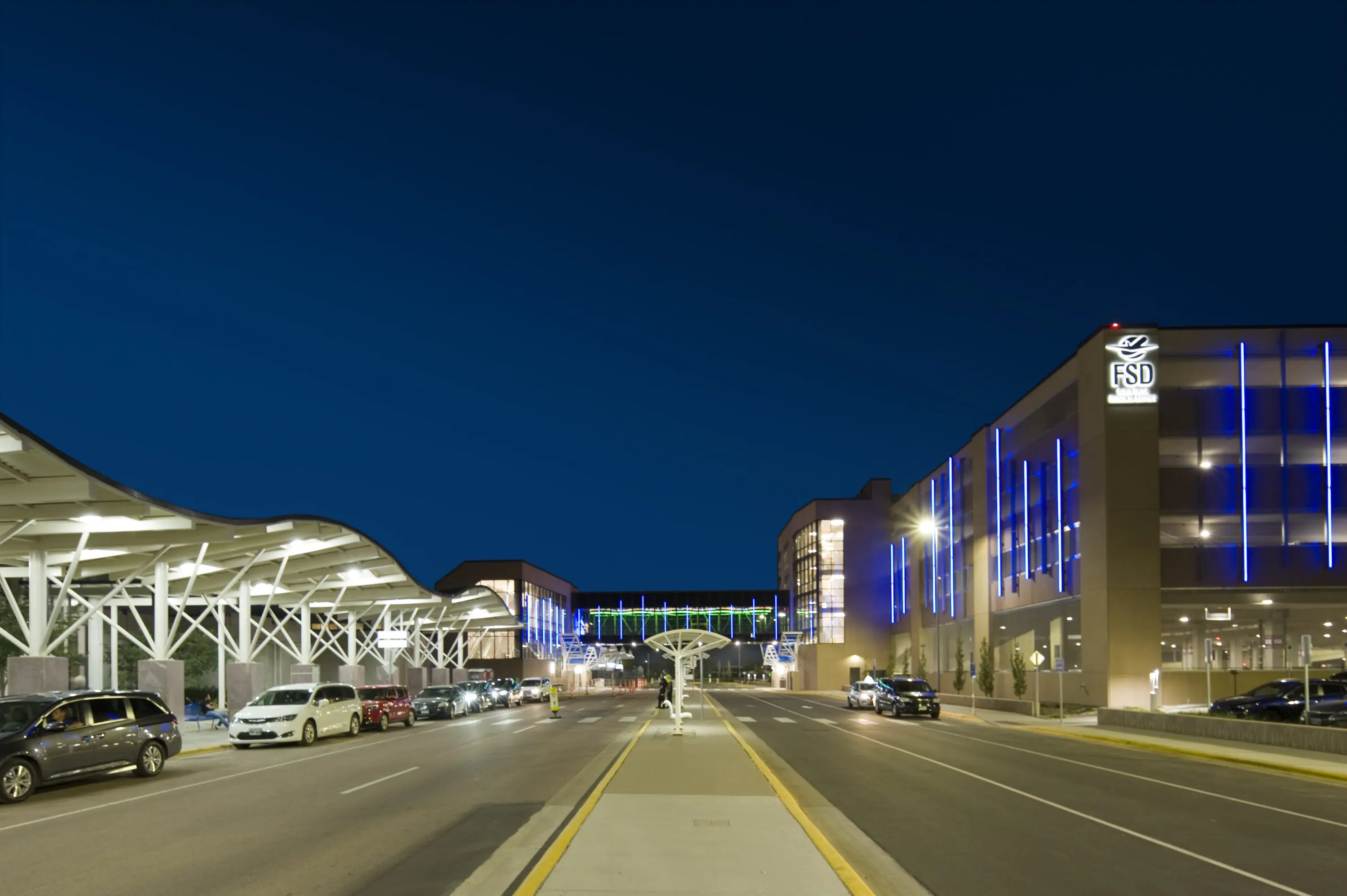 Sf Airport Parking Ramp, Sioux Falls, Sd