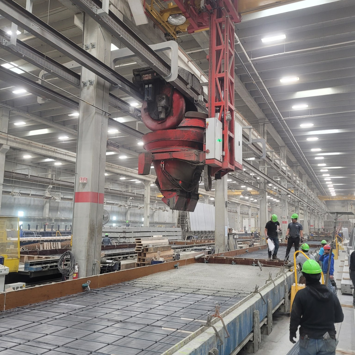 Inside Gage Brothers Precast Concrete Manufacturing Plant in Sioux Falls SD