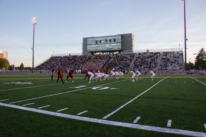 Howard Wood, full stadium