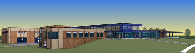 Southeast Tech building rendering