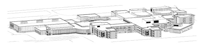 Shakopee HS rendering by Wold Architects