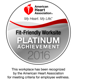AHA Platinum Achievement badge 2016