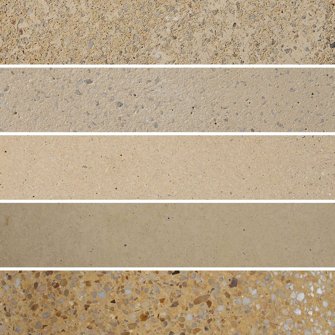 Gage Bothers Concrete | Color & Finish Guide | Rock Aggregate | Buff Concrete