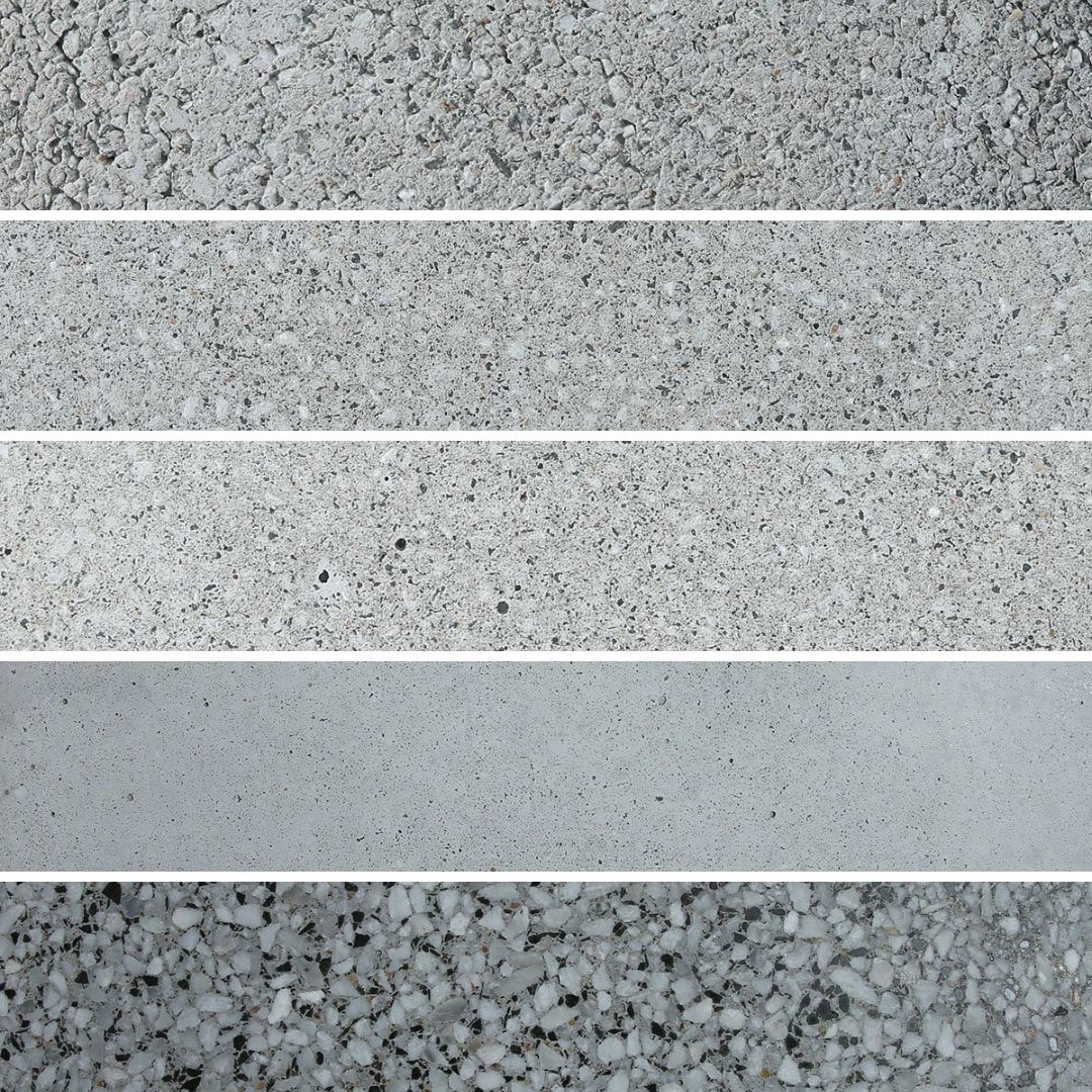 Gage Bothers Concrete | Color & Finish Guide | Rock Aggregate | Grey Concrete