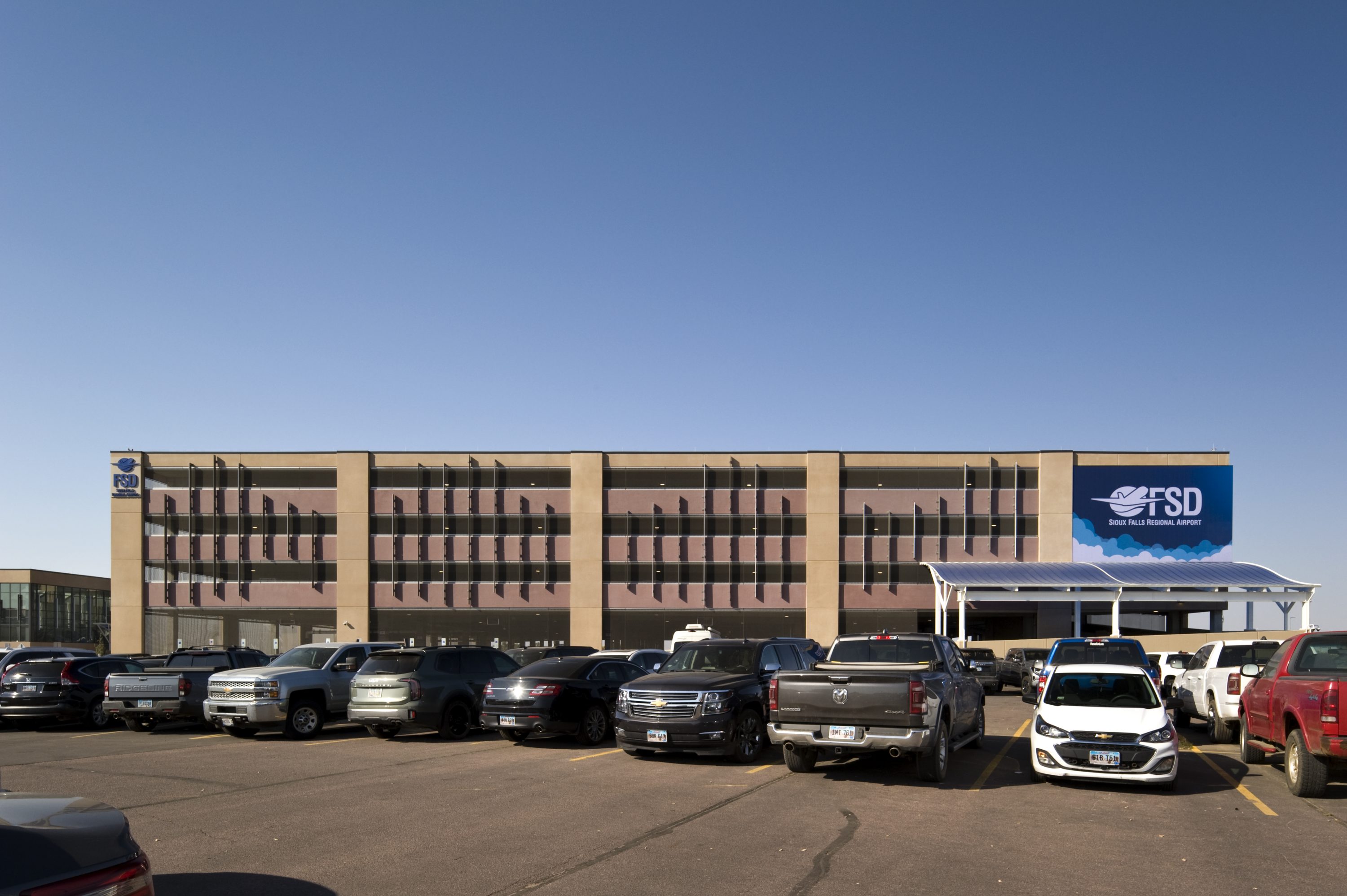 Sf Airport Parking Ramp, Sioux Falls, Sd