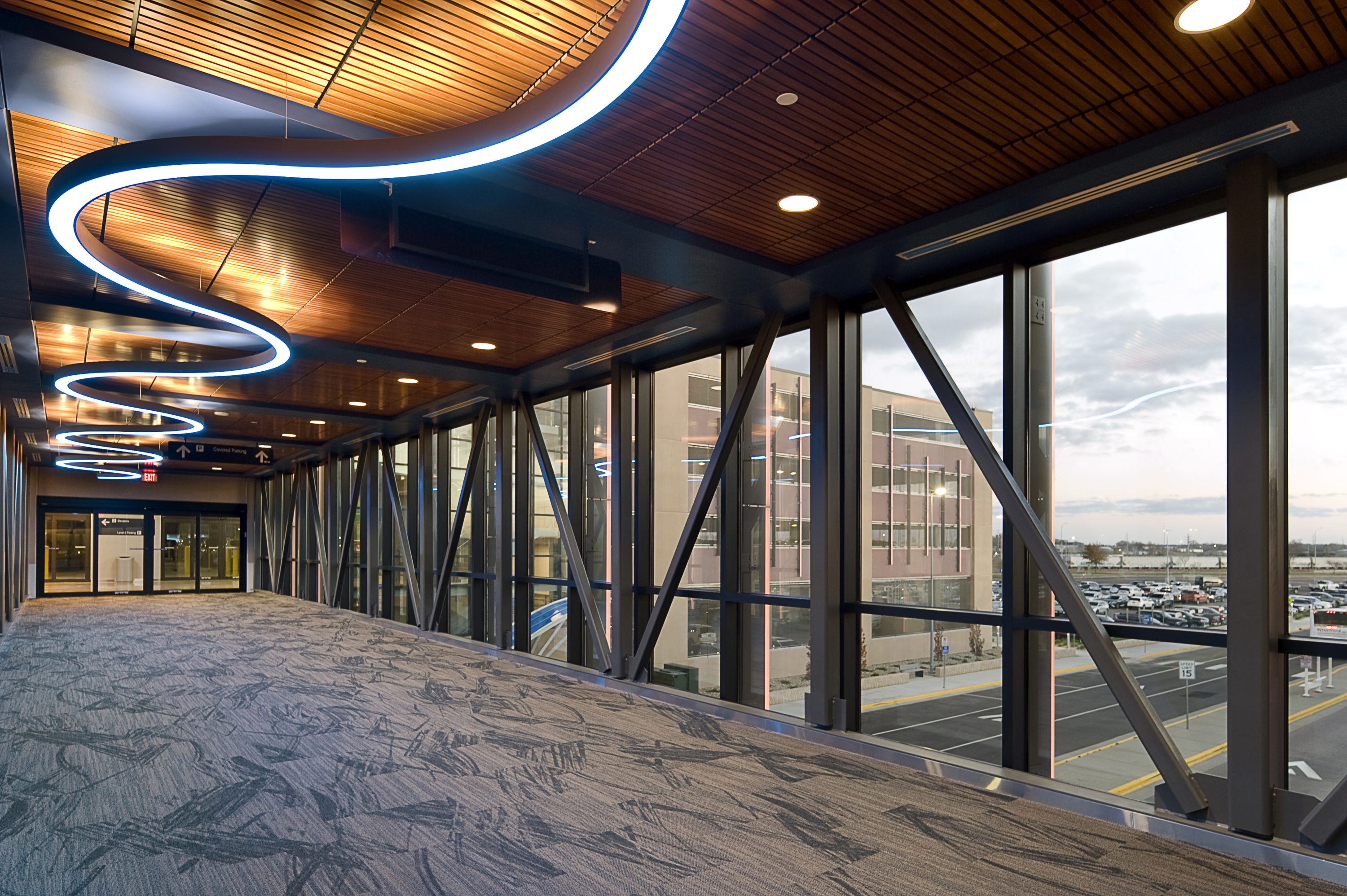 Sf Airport Parking Ramp, Sioux Falls, Sd